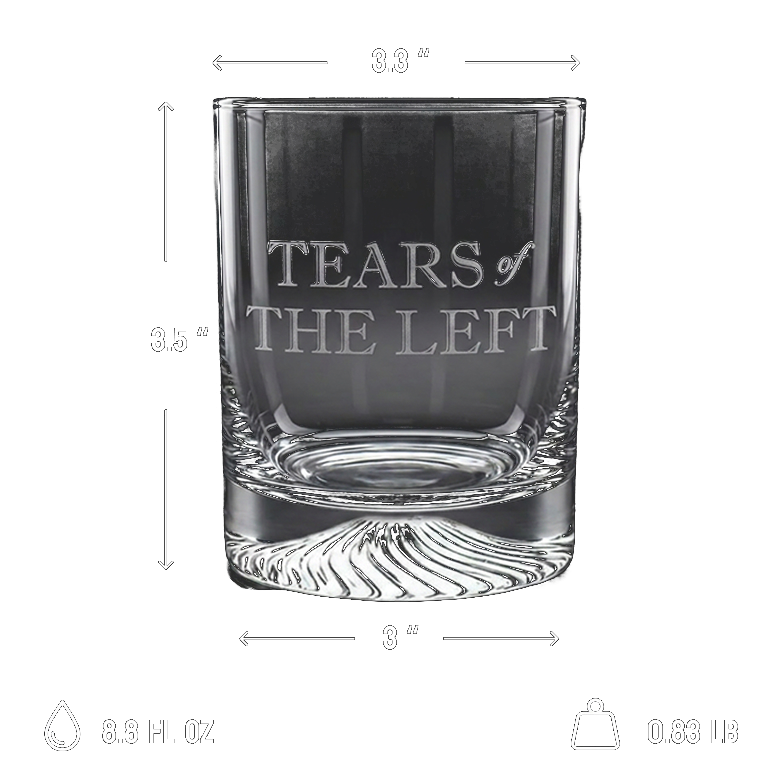 2x Engraved Whiskey Glasses