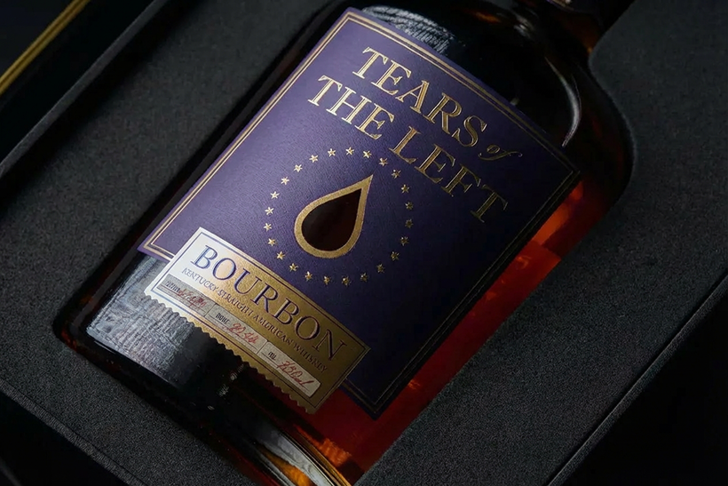 Tears of the Left bottle detail