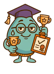 Graduation character icon.