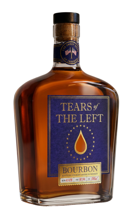 Tears of the Left bourbon bottle.